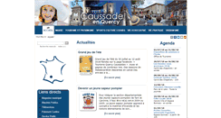 Desktop Screenshot of mairie-caussade.fr